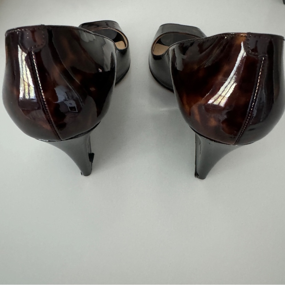 JIMMY CHOO | patent tortoise shell leather wedges SIZE 39 - WORN ONCE! - Picture 8 of 9